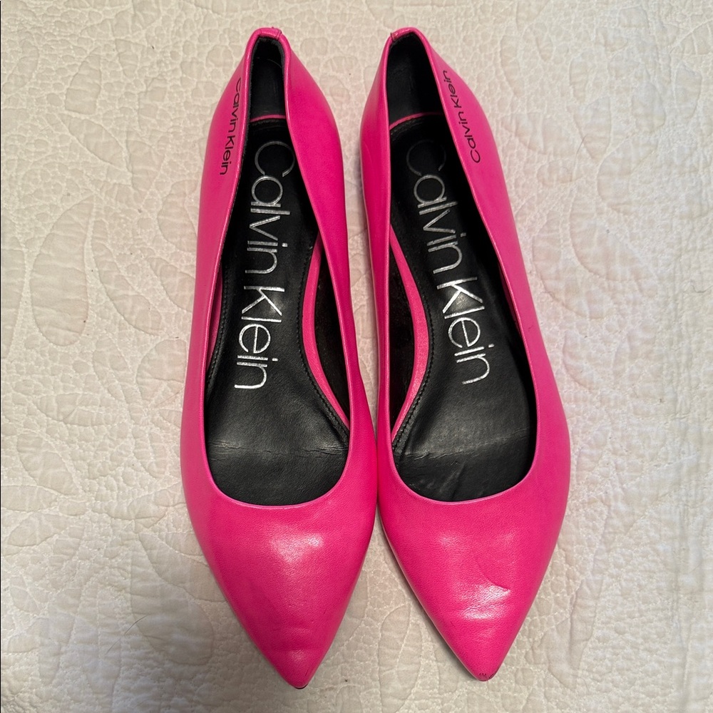 Calvin Klein Women's Pink Flats